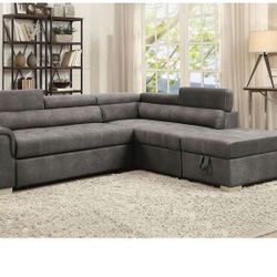 Sectional Bed And Ottoman Free Local Delivery