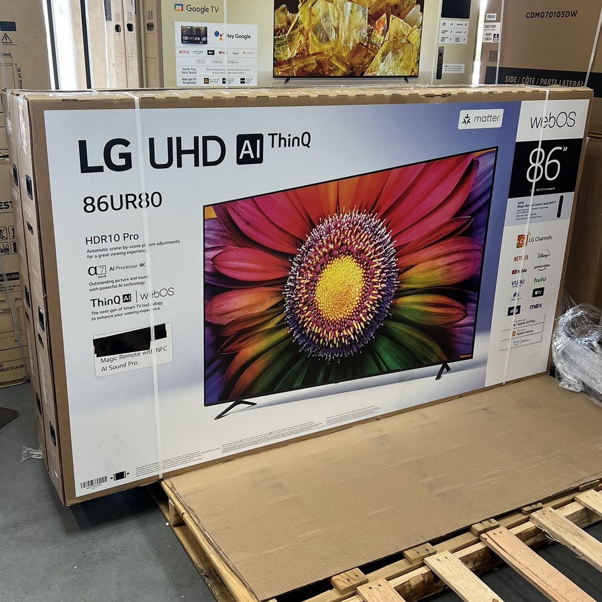LG 86” UR8000 4K HDR Smart Tv