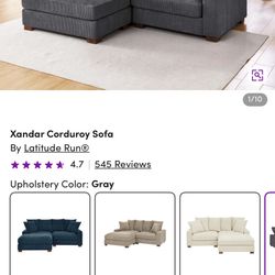 Wayfair Sofa 