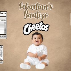 Baptism Chip Bags Custom Party Favors 