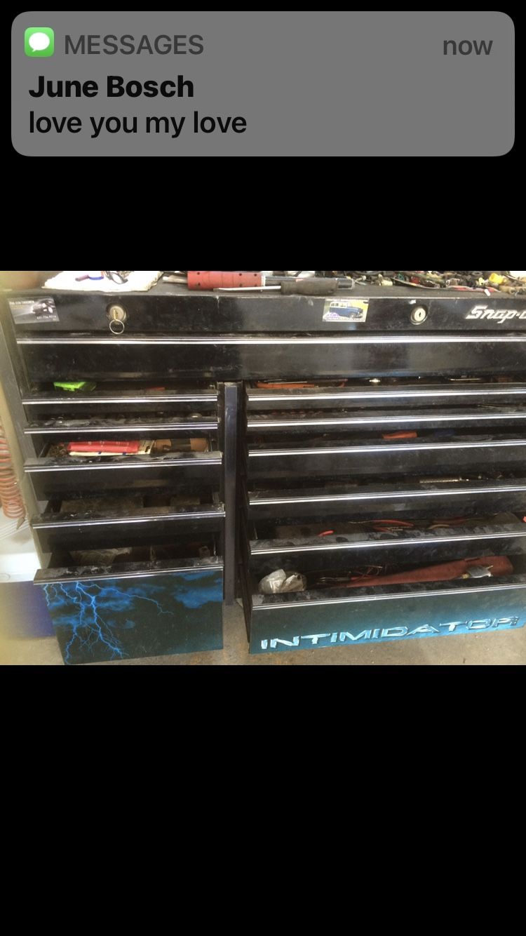 Tools And Tool Box Full Of Tools And A lot More Outside In Boxes A lot Of Snap-on Mac -Matco -some S-k
