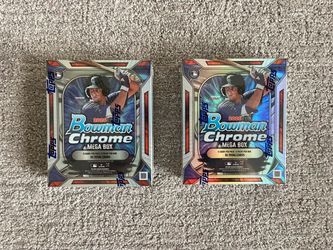 2026 Bowman Chrome Baseball Mega Box Lot of 2
