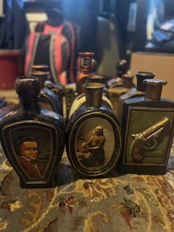 Vintage Bourbon Bottles Collection