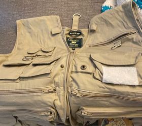 Men’s fishing vest (see info)