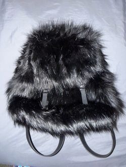 Michael Kors Quinn Medium Faux Fur Flap Backpack