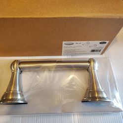 brush nickel finish toilet paper holder