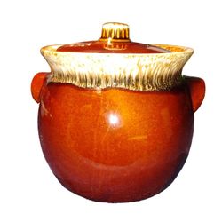 Vintage Oven Proof Bean Pot