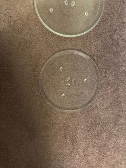 Small microwave glass plate