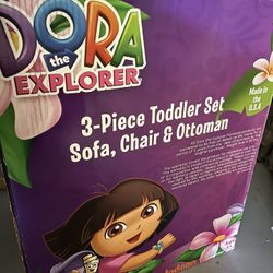 3- Piece Toddler Set Sofa,chair And Ottoman 