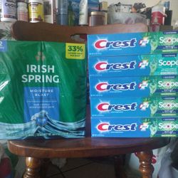 Un Paquete De Jabón De Barra Y Sinco Pasta Por Solo $22