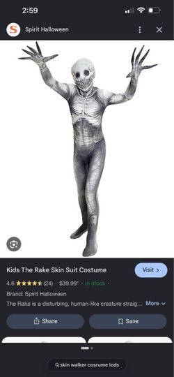 Kids skinwalker the rake costume