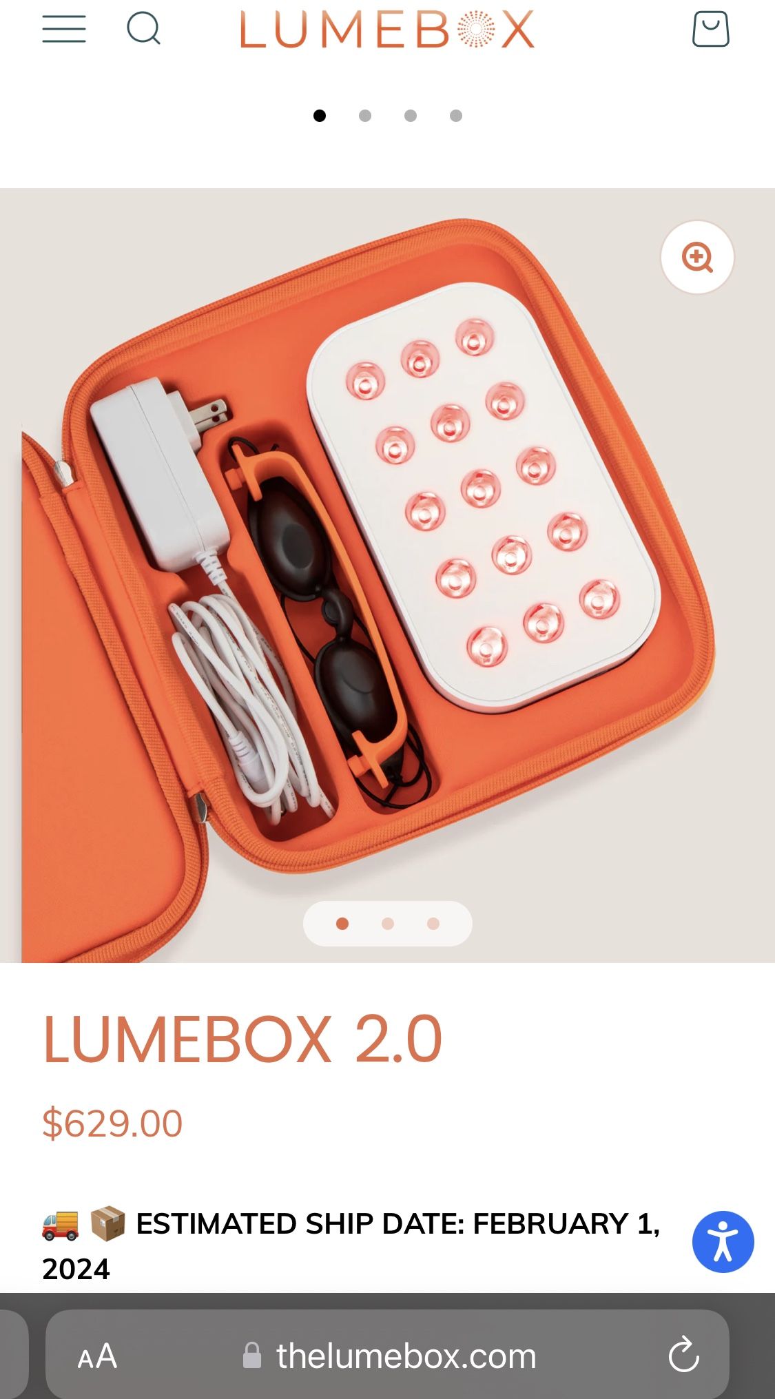 Red Light Therapy Lume Box