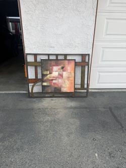 Abstract Painting and Metal Work 