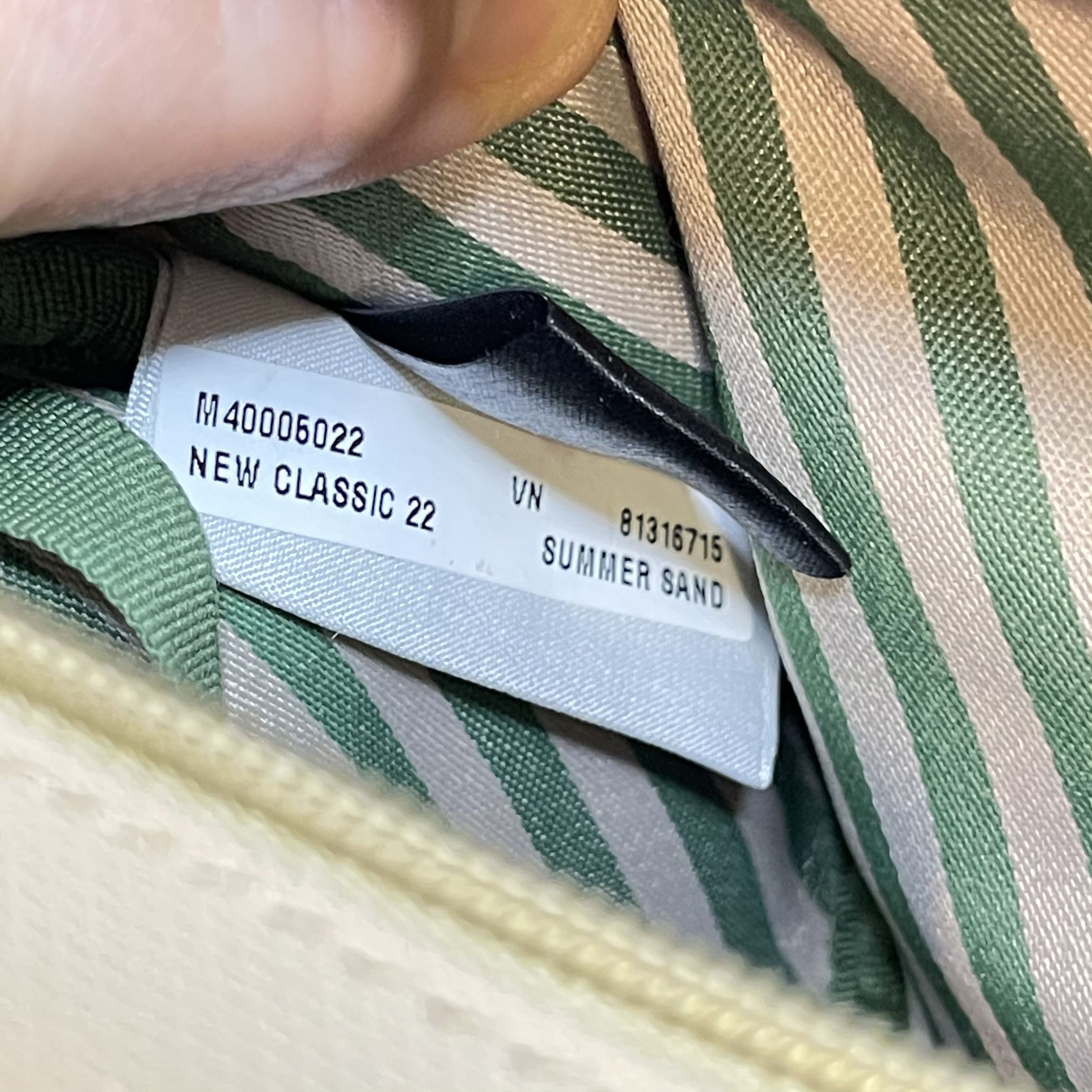 LACOSTE Summer Sand Roll Bag Khaki Bag NWOT