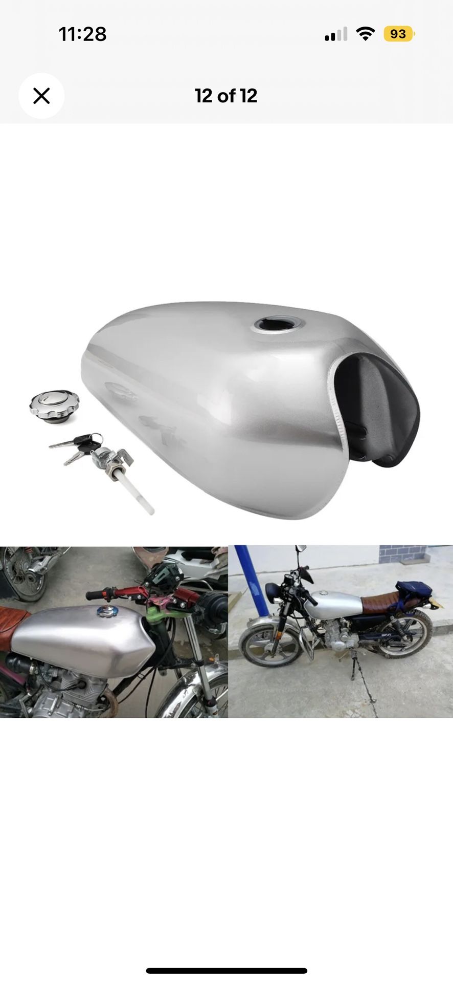 Cafe Racer Honda 125 Gas Tank