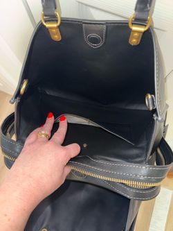 Coach Rogue 40 – Smooth Glove-Tanned Leather – Black/Brass