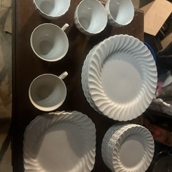 Johnson’s Brothers Sown White China 30 Piece Set