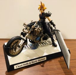 Cloud Strife & Hardy Daytona Figure Model Statue Kotobukiya