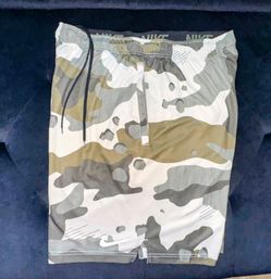 Nike Dri-Fit Training Shorts Bobe Camo light green