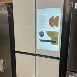 SAMSUNG FAMILY HUB FLEX ZONE 4 DOOR REFRIGERATOR COUNTER DEPTH  