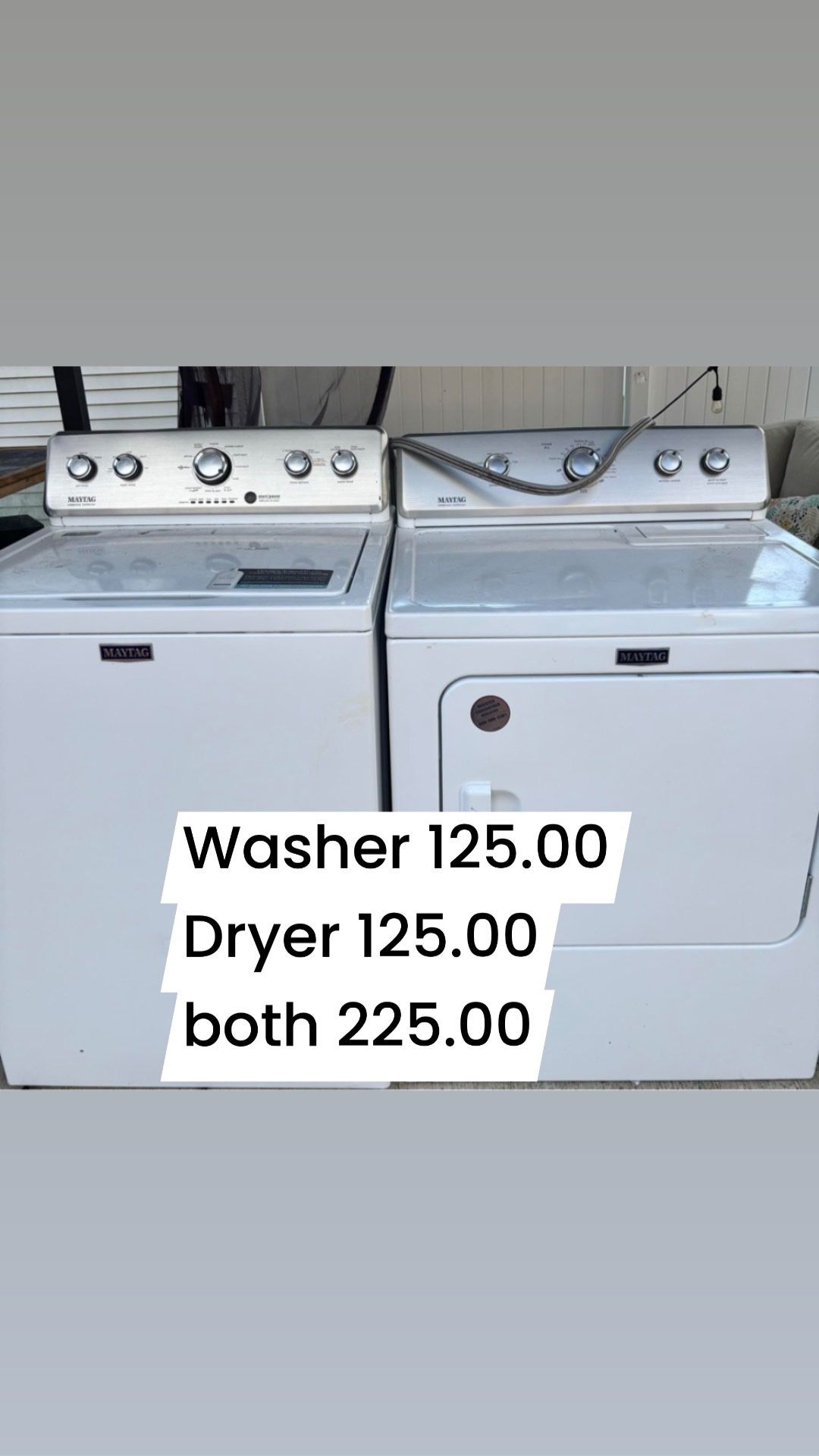 Maytag Electric Dryer.