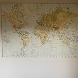 Canvas World Map 