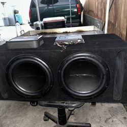 12” Subwoofers With Amplifier 