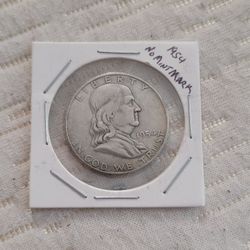 1954 Franklin Half Dollar 