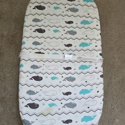 Diaper changing pad with cover