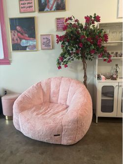 Pink Beanbag chair