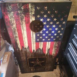 Custom US Army Corn Hole boards