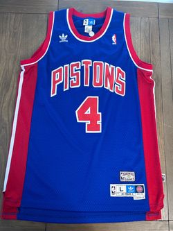 Adidas Detroit Pistons Joe Dumars #4 Hardwood Classics Jersey