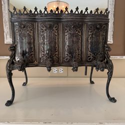 Antique A.G. Dufva Silver Plate Samovar Urn w/ 4 Lion Spigots Scandinavian