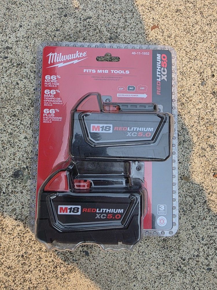 Milwaukee M18 Batteries