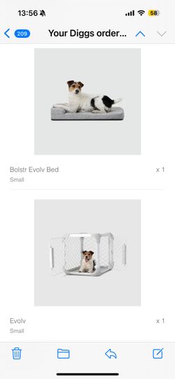 Digge Dog Crate And Bed