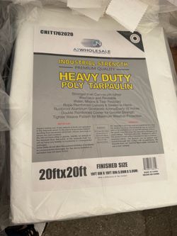Lona heavy dury 20 x 20 ft.