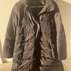 Woman’s Mango Puffer Jacket- From A No-smoke No-pet House 