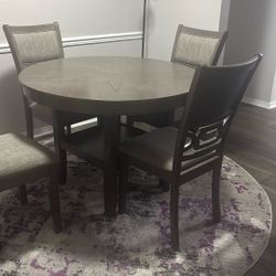 Grey Dining Table Set