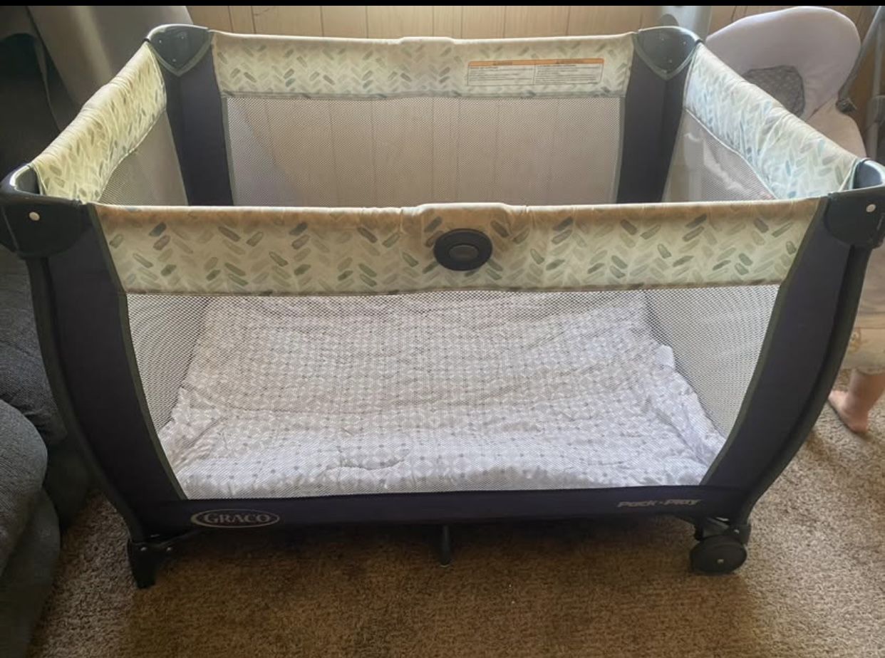 Baby Playpen With Changing Table
