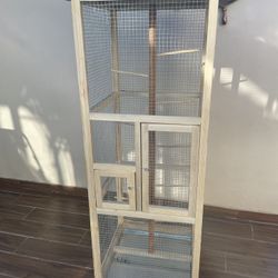 Handmade Wood Bird Cages 
