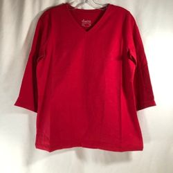 Denim & Co. Essentials Perfect Jersey 3/4 Sleeve Top