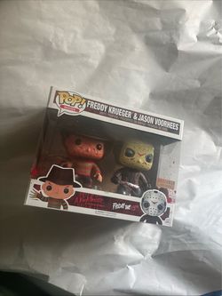 Funko Pop! Movies Freddy Krueger & Jason Voorhees 2-Pack BoxLunch Exclusive