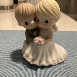 Wedding Precious Moments Ceramic Bridal Figurine 5” / Cake Topper