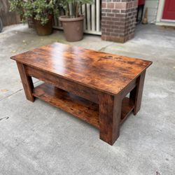 Convertible Coffee Table with Storage