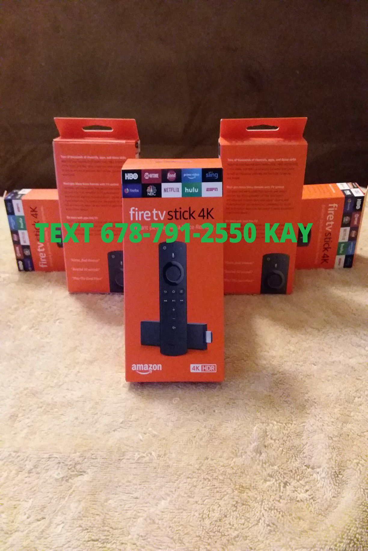 All New 4K HDR Unlocked Amazon Fire TV Stick w/ Voice+Volume Remote