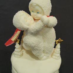 Dept 56 Snowbabies 2003 Rotates with 'Twinkle Toes' Christmas Music Box 6"X4"