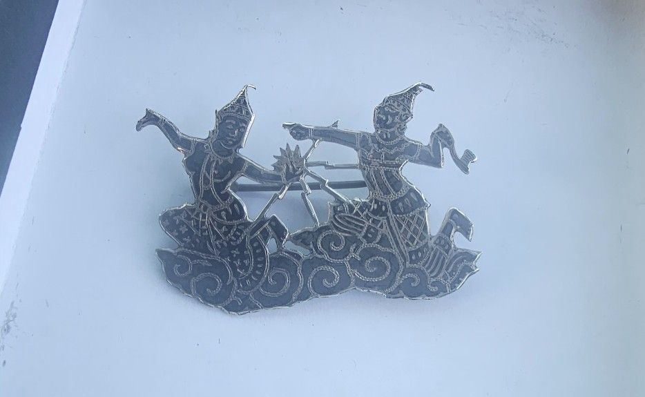 Vintage Sterling Made In Siam