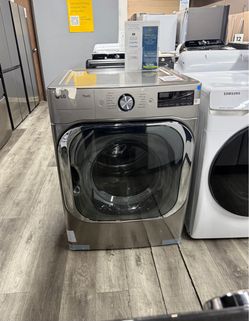 LG JUMBO 9.0 CU FT EXTRA LARGE CAPACITY GRAPHITE STEEL GAS DRYER 🔥