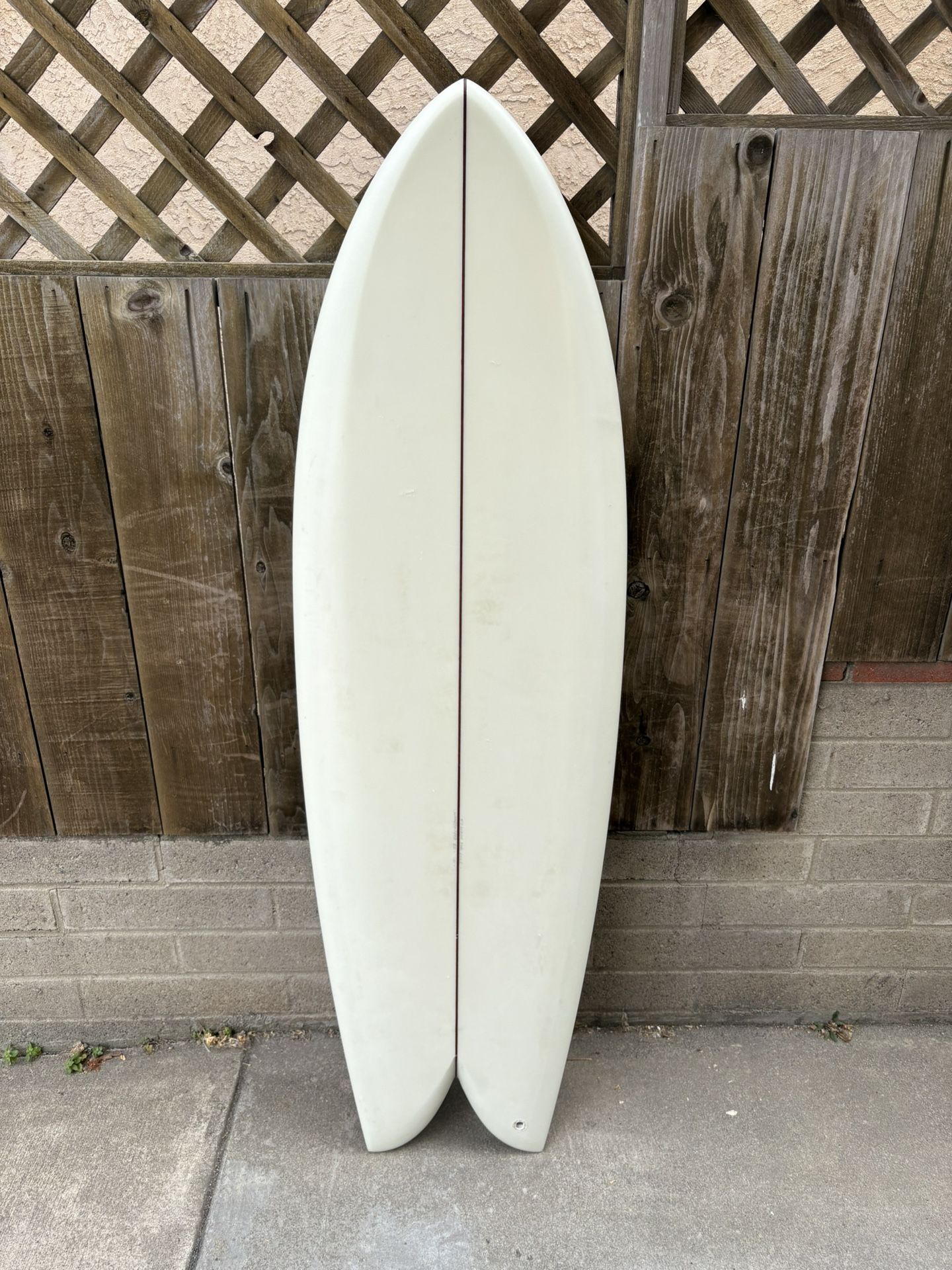 5’7” W Fish Hand Shaped Surfboard By Corey Munn