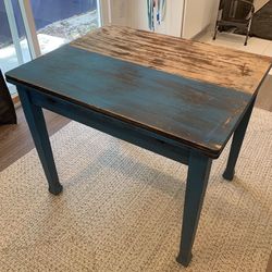 Antique Wooden Table That Is Expandable